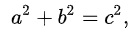 Pythagorean theorem
