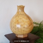 Flower of life and merkaba gourd day view 02