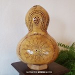 Flower of life and sun gourd lamp day view 02
