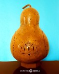 Flower of life gourd lamp – day time – side