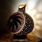 Implosion gourd lamp night view 03