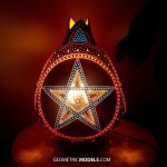 Star gourd lamp night view 01