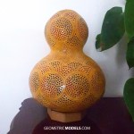 Yin & Yang gourd lamp – day view